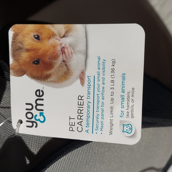 You & Me Small Pet Carrier NWT mesh soft carrier with handle & adjustable strap - Picture 9 of 10